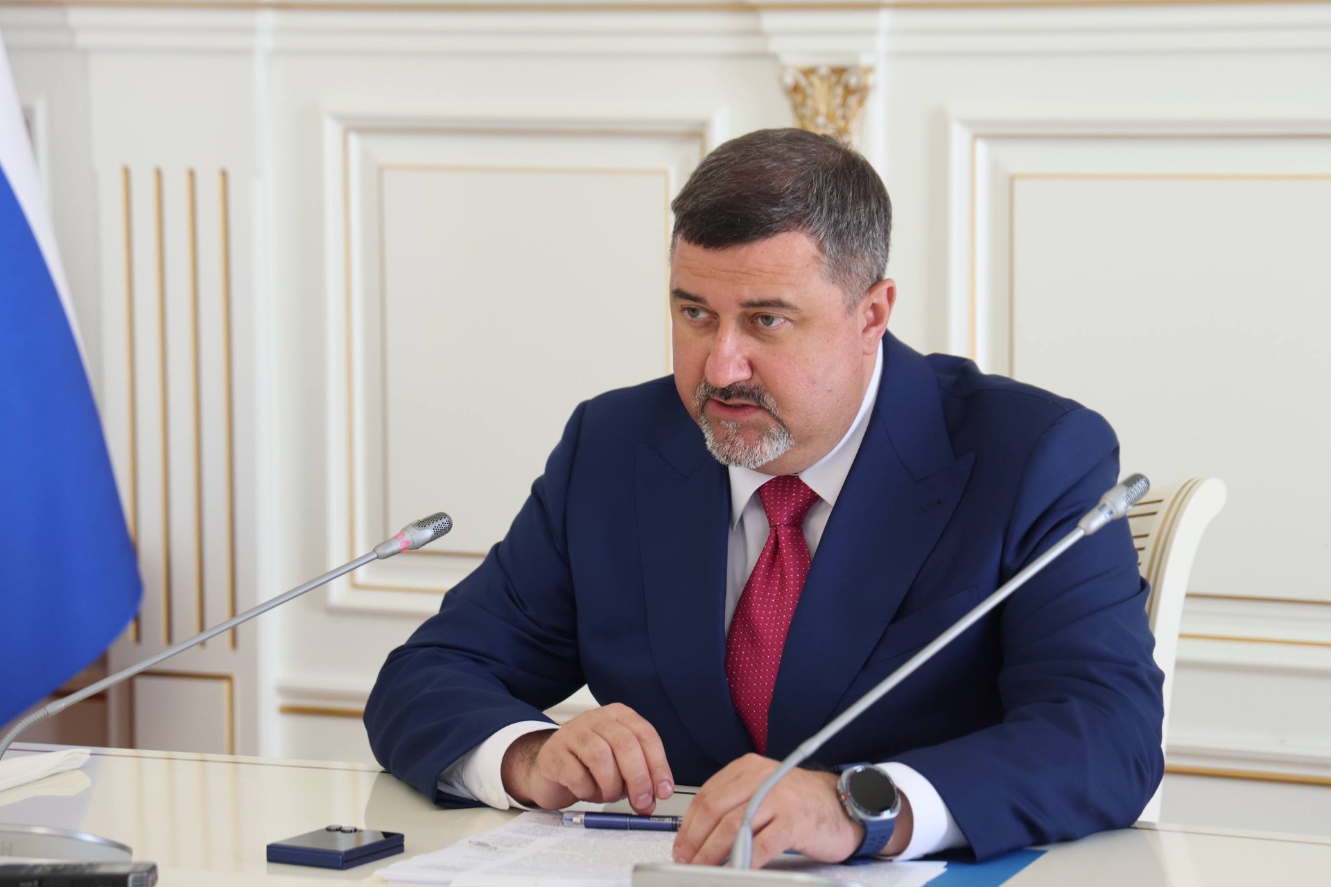 Темирлан Абуталимов принял участие в заседании Антитеррористической комиссии под руководством врио главы Дагестана Фёдора Щукина